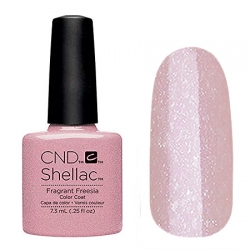 CND Shellac Fragrant Freesia - Гель-лак для ногтей 7,3 мл дымчато-розовый с микроблеском