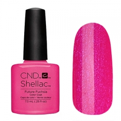 CND Shellac Future Fuchsia - Гель-лак для ногтей 7,3 мл	цвет ярко-розовый с перламутром
