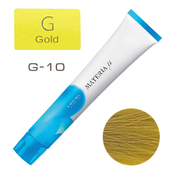 LEBEL Materia µ Layfer G10 - Тонирующая краска лайфер, Яркий блондин золотой 80гр
