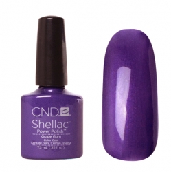 CND Shellac Гель-лак для ногтей Grape Gum 7,3 мл  фиолетовый перламутровый.