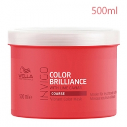 Wella Professionals Invigo Color Brilliance Coarse Protection Mask - Маска для Защиты Цвета Окрашенных Жёстких волос 500 мл