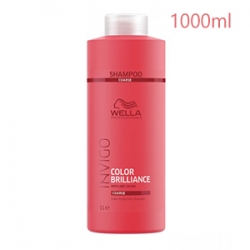 Wella Professionals Invigo Color Brilliance Coarse Protection Shampoo - Шампунь для Защиты Цвета Окрашенных Жёстких волос 1000 мл