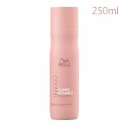 Wella Professionals Invigo Blonde Recharge Refreshing Shampoo - Шампунь-нейтрализатор желтизны для холодных светлых оттенков 250 мл