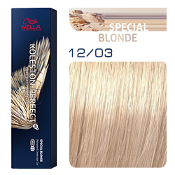 Wella Koleston Perfect ME+ Special Blonde - Крем-краска для волос 12/03 Чайная роза 60 мл