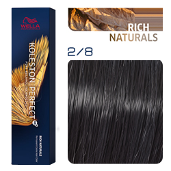Wella Koleston Perfect ME+ Rich Naturals - Крем-краска для волос 2/8 Сине-черный 60 мл