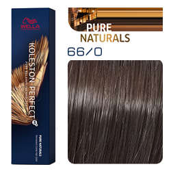 Wella Koleston Perfect ME+ Pure Naturals - Крем-краска для волос 66/0 Темный блонд интенсивный 60 мл
