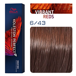 Wella Koleston Perfect ME+ Vibrant Reds - Крем-краска для волос 6/43 Дикая орхидея 60 мл