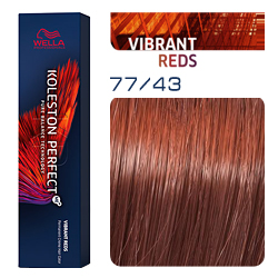 Wella Koleston Perfect ME+ Vibrant Reds - Крем-краска для волос 77/43 Красная энергия 60 мл