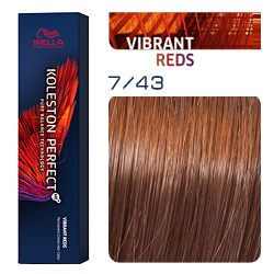 Wella Koleston Perfect ME+ Vibrant Reds - Крем-краска для волос 7/43 Красный тициан 60 мл