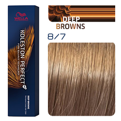 Wella Koleston Perfect ME+ Deep Browns - Крем-краска для волос 8/7 Светлый блонд коричневый 60 мл