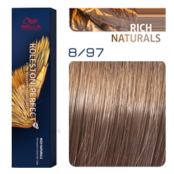 Wella Koleston Perfect ME+ Rich Naturals - Крем-краска для волос 8/97 Светлый блонд сандрэ коричневый 60 мл