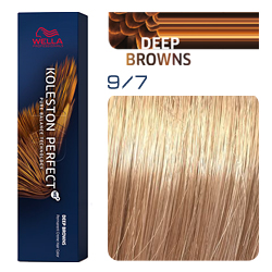 Wella Koleston Perfect ME+ Deep Browns - Крем-краска для волос 9/7 Светлый блонд коричневый 60 мл