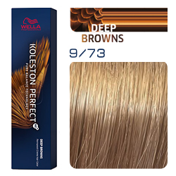 Wella Koleston Perfect ME+ Deep Browns - Крем-краска для волос 9/73 Очень светлый блонд коричнево-золотистый 60 мл