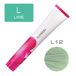 LEBEL Краска для волос Materia L12 - Супер блондин лайм 80 гр