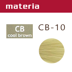 LEBEL Краска для волос materia CB10 - Яркий блондин холодный коричневый 80 гр
