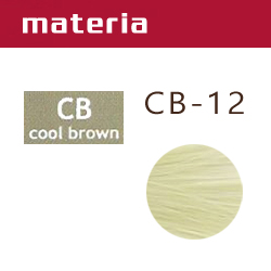 LEBEL Краска для волос materia CB12 - Супер блондин холодный коричневый 80 гр