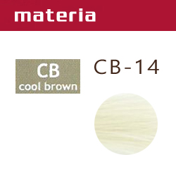 LEBEL Краска для волос materia CB14 - Экстра блондин холодный коричневый 80 гр