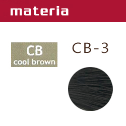 LEBEL Краска для волос materia CB3 - Темный шатен холодный коричневый 80 гр