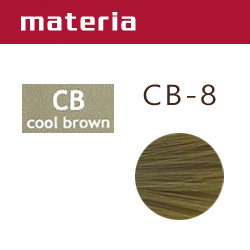 LEBEL Краска для волос materia CB8 - Светлый блондин холодный коричневый 80 гр