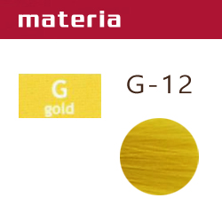 LEBEL Краска для волос materia G12 - Супер блондин жёлтый 80 гр