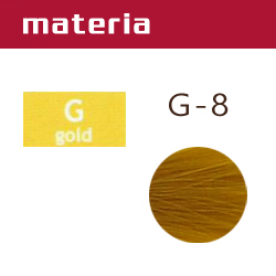LEBEL Краска для волос materia G8 - Светлый блондин жёлтый 80 гр