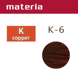 LEBEL Краска для волос materia K6 -  Тёмный блондин медный 80 гр