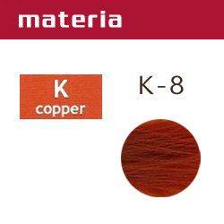 LEBEL Краска для волос materia K8 -  Светлый блондин медный 80 гр