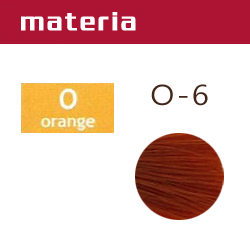 LEBEL Краска для волос materia O6 -  Тёмный блондин оранжевый 80 гр