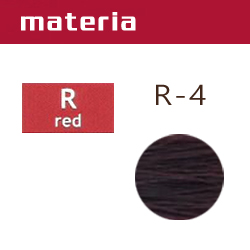 LEBEL Краска для волос materia R4 - Шатен красный 80 гр
