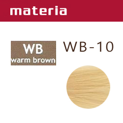 LEBEL Краска для волос materia WB10 - Яркий блондин тёплый коричневый 80 гр