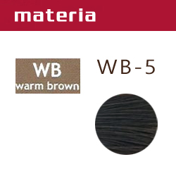 LEBEL Краска для волос materia WB5 - Светлый шатен теплый коричневый 80 гр