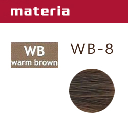 LEBEL Краска для волос materia WB8 - Светлый блондин тёплый коричневый 80 гр
