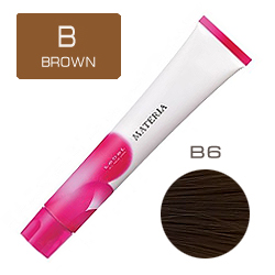 LEBEL Краска для волос Materia B6 - Тёмный блондин коричневый 80 гр