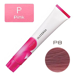 LEBEL Краска для волос materia P8 - Светлый блондин розовый 80 гр