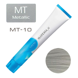 LEBEL Materia µ Layfer MT10 - Тонирующая краска лайфер, Яркий блондин металлик 80гр