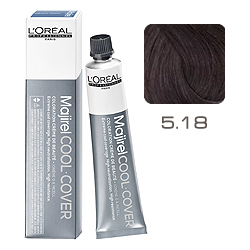 L'Oreal Professionnel Majirel Cool Cover - Краска для волос Кул Кавер 5.18 Светлый шатен пепельнй мокка 50 мл