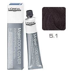 L'Oreal Professionnel Majirel Cool Cover - Краска для волос Кул Кавер 5.1 Светлый шатен пепельный 50 мл