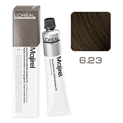 L'Oreal Professionnel Majirel - Краска для волос Мажирель 6.23 Тёмный блондин перламутрово-золотистый 50 мл