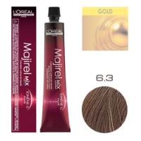 L'Oreal Professionnel Majirel - Краска для волос Мажирель 6.3 Тёмный блондин золотистый 50 мл