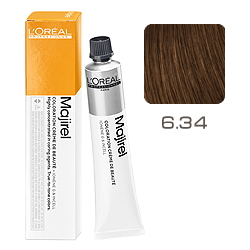 L'Oreal Professionnel Majirel - Краска для волос Мажирель 6.34 Тёмный блондин золотисто-медный 50 мл