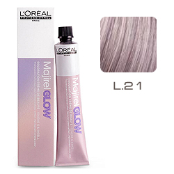 L'Oreal Professionnel Majirel GLOW Light Base - Краска для волос .21 Пепел Розы (для светлых баз от 6 до 10) 50 мл