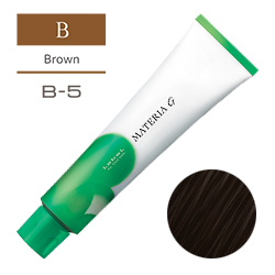 LEBEL Краска для волос Materia G Тон B5 - Очень тёмный коричневый 120 гр