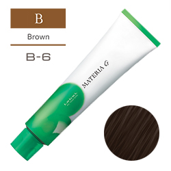 LEBEL Краска для волос Materia G Тон B6 - Тёмный коричневый 120 гр