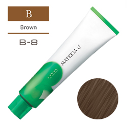 LEBEL Краска для волос Materia G Тон B8 - Светлый коричневый 120 гр