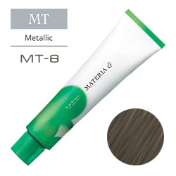LEBEL Краска для волос Materia G Тон MT8 - Светлый блондин металлик 120 гр.