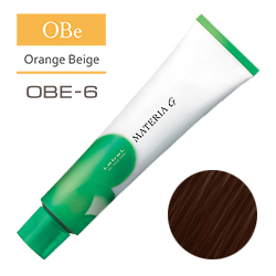LEBEL Краска для волос Materia G Тон OBE6 - Тёмный блондин оранжево-бежевый 120 гр.