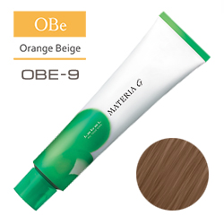 LEBEL Краска для волос Materia G Тон OBE9 - Очень светлый блондин оранжево-бежевый 120 гр.