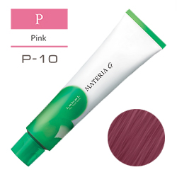 LEBEL Краска для волос Materia G Тон P10 - Яркий блондин розовый 120 гр.
