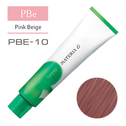 LEBEL Краска для волос Materia G Тон PBE10 - Яркий блондин розово-бежевый 120 гр.