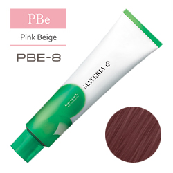 LEBEL Краска для волос Materia G Тон PBE8 - Светлый блондин розово-бежевый 120 гр.